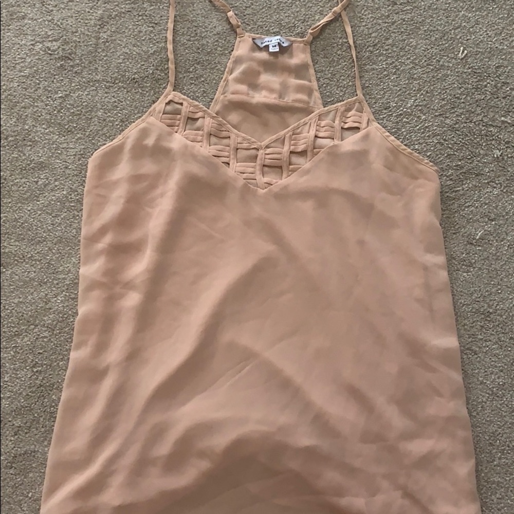 Naked zebra tank top
